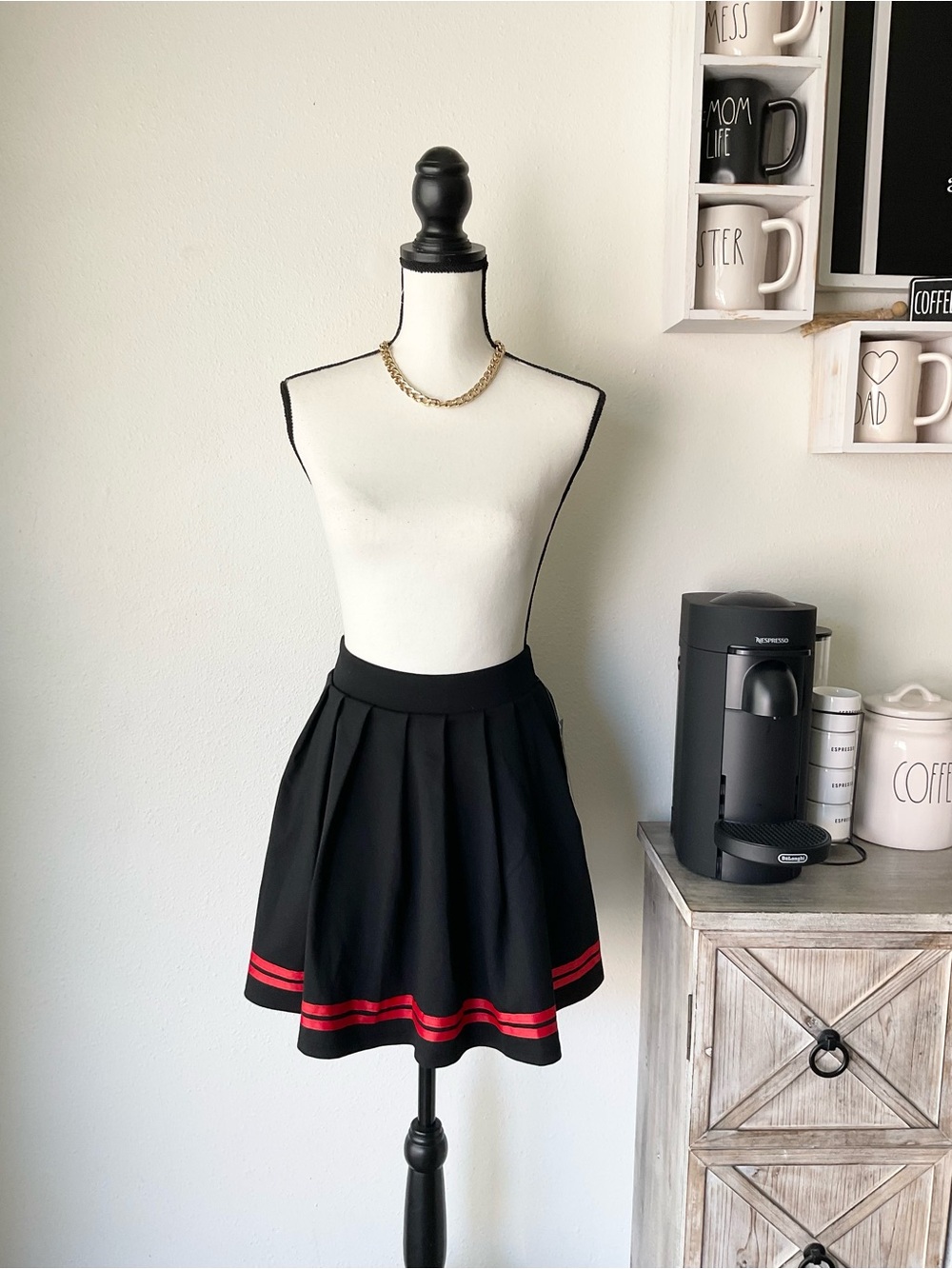 Wild Fable Black Skater Skirt